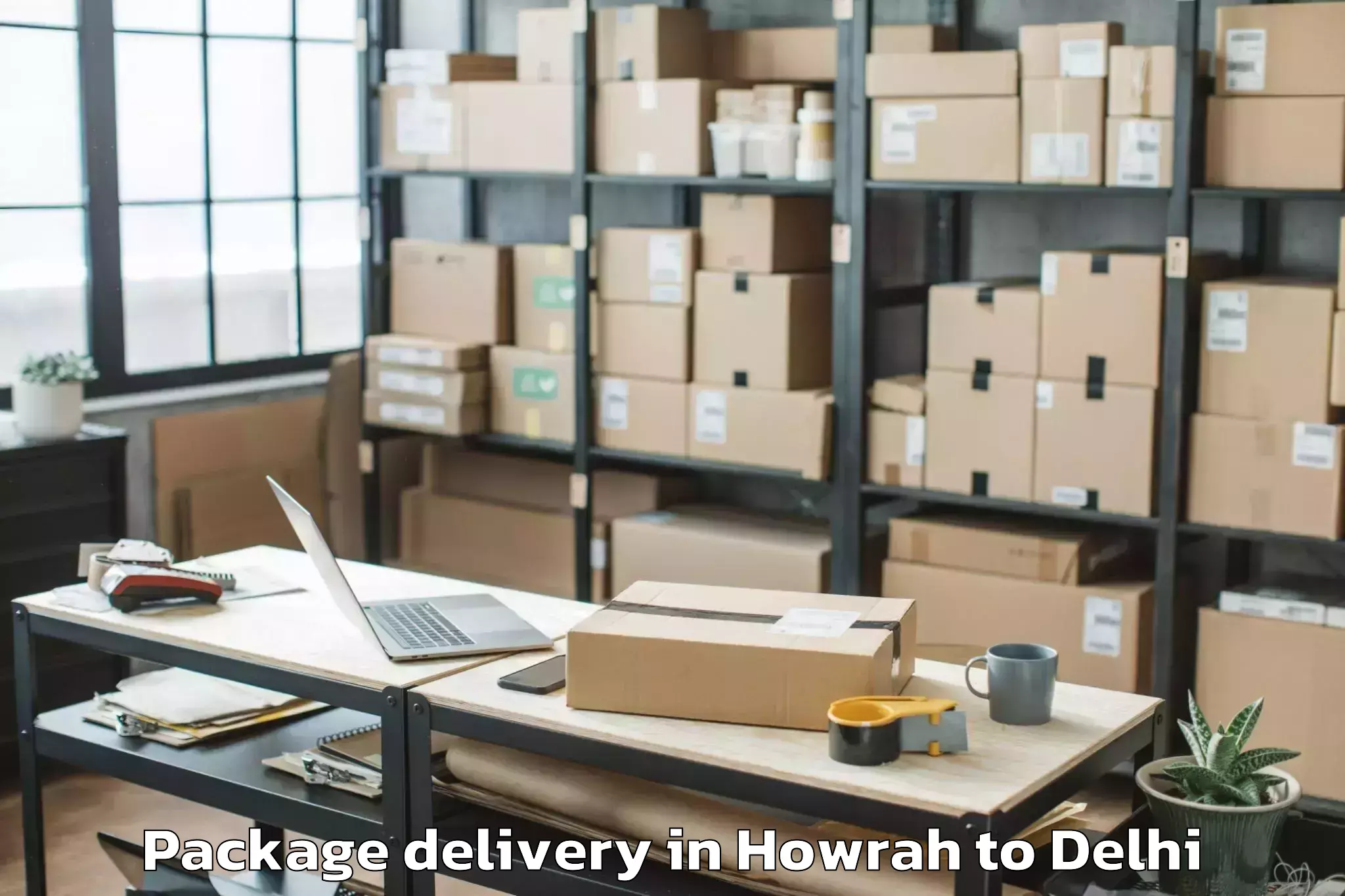 Expert Howrah to East Delhi Mall Package Delivery